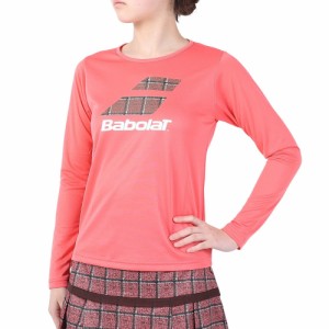 バボラ(BABOLAT)テニスウェア レディース ピュア長袖Tシャツ BWP3577 PK00 速乾(Lady’s)