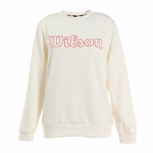 ウイルソン(Wilson)テニスウェア レディース クルーネックスウェット 442267-WT(Lady’s)