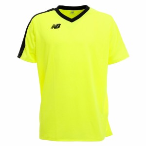 【ポイント10％！ 5/23 21:00〜22:59限定】ニューバランス(new balance)サッカー ウェア メンズ 半袖 Tシャツ ラインカラー プラクティス