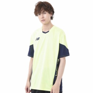 【ポイント10％！ 5/23 21:00〜22:59限定】ニューバランス(new balance)サッカーウェア プラクティスシャツ 半袖Tシャツ 接触冷感機能加