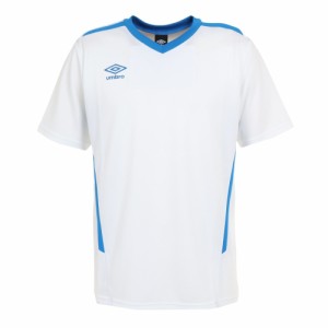 アンブロ(UMBRO)サッカーウェア 半袖プラクテイスシヤツ UUUTJA65 WHT 速乾(Men’s)