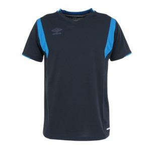 アンブロ(UMBRO)サッカーウェア サッカーウェア クーリスト半袖シャツ UUUTJA53 NVY 速乾(Men’s)