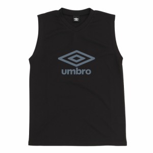 【ポイント10％！ 5/3 21:00〜22:59限定】アンブロ(UMBRO)サッカーウェア ノースリーブプラクティスシャツ UUUTJA66 BLK(Men’s)