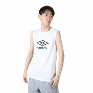 アンブロ(UMBRO)サッカーウェア ノースリーブプラシャツ UUUXJA66 WHT 速乾