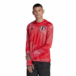 【ポイント10％！ 5/23 21:00〜22:59限定】アディダス(adidas)アディダス サッカー日本代表 2022 プレマッチ ウォームトップ CB212-HD893