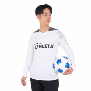 アスレタ(ATHLETA)サッカー フットサルウェア 長袖プラクティスシャツ XE-449 WHT(Men’s)