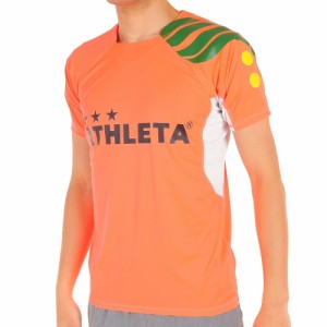 アスレタ(ATHLETA)サッカー フットサルウェア Tシャツ 切替プラシャツ XE-419 RED 冷感 速乾(Men’s)