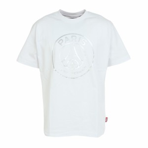 パリ サン ジェルマン(PSG)ベーシックロゴプリント 半袖Tシャツ PS0123SS0001-WH(Men’s)
