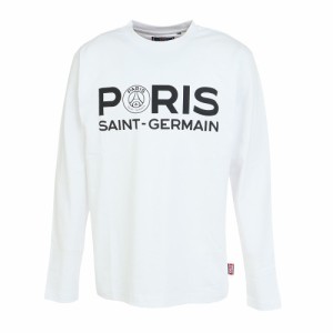 パリ サン ジェルマン(PSG)パフプリント 長袖Tシャツ PS0323SS0001-WH(Men’s)