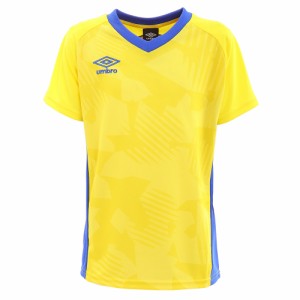 アンブロ(UMBRO)サッカー ウェア 半袖 ジュニア Tシャツ プラクティスシャツ UUJPJA61XB YEL フットサル…