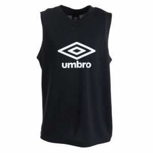 【ポイント10％！ 5/3 21:00〜22:59限定】アンブロ(UMBRO)サッカーウェア ジュニア ノースリーブシャツ UUJVJA66 BLK(Jr)