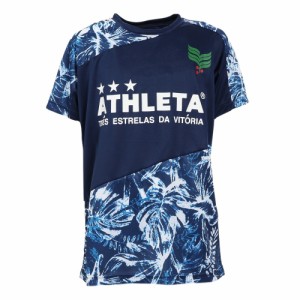 アスレタ(ATHLETA)サッカー フットサルウェア ジュニア 総柄プラクティスシャツ XE-438J NVY(Jr)