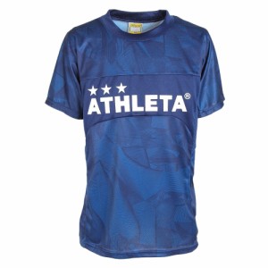 【ポイント10％！ 5/3 21:00〜22:59限定】アスレタ(ATHLETA)サッカー フットサルウェア ジュニア プラクティスシャツ 2343J NVY(Jr)