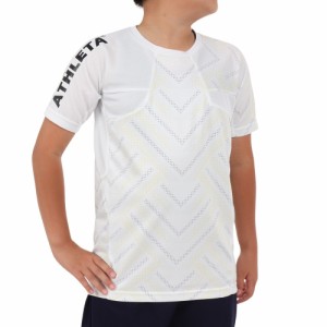 アスレタ(ATHLETA)サッカー フットサルウェア ジュニア グラフィックプラシャツ 2406J WHT(Jr)