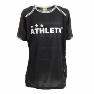 【ポイント10％！ 5/3 21:00〜22:59限定】アスレタ(ATHLETA)サッカー フットサルウェア Tシャツ ジュニア プラクティスシャツ 2366J BLK(