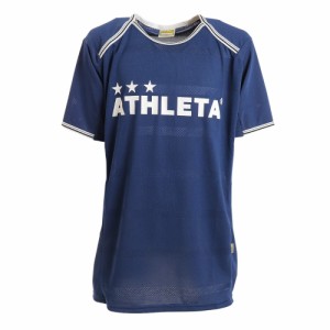アスレタ(ATHLETA)サッカー フットサルウェア Tシャツ ジュニア プラクティスシャツ 2366J NVY 速乾(Jr)