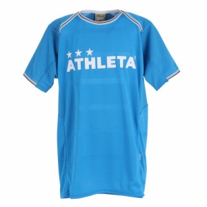 【ポイント10％！ 5/3 21:00〜22:59限定】アスレタ(ATHLETA)サッカー フットサルウェア Tシャツ ジュニア プラクティスシャツ 2366J SAX(