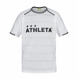 【ポイント10％！ 5/3 21:00〜22:59限定】アスレタ(ATHLETA)サッカー フットサルウェア Tシャツ ジュニア プラクティスシャツ 2366J WHT(