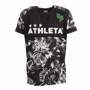 アスレタ(ATHLETA)サッカー フットサルウェア Tシャツ ジュニア 総柄プラシャツ XE-421J BLK(Jr)