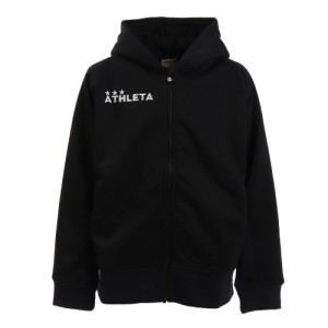 【ポイント10％！ 5/3 21:00〜22:59限定】アスレタ(ATHLETA)ジュニア 防風スウェット ジップ パーカー 3355J BLKXBLKウェア(Jr)