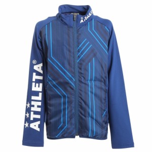 【ポイント10％！ 5/3 21:00〜22:59限定】アスレタ(ATHLETA)サッカー フットサルウェア ジュニア 中綿ミドルジャージジャケット 2374J NV