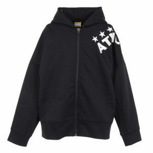 アスレタ(ATHLETA)ジュニア サッカー フットサルウェア スウェットジップパーカー 3377J BLK(Jr)