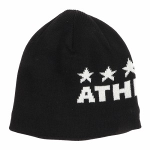 アスレタ(ATHLETA)サッカー 防寒 帽子ジュニア ニットキャップ 5278J BLK(Jr)