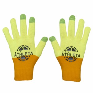 【ポイント10％！ 5/3 21:00〜22:59限定】アスレタ(ATHLETA)フィールドニットグローブ ジュニア 3f 5309J YEL(Jr)