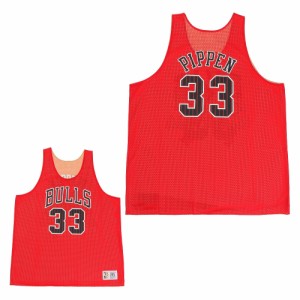 ミッチェルアンドネス(Mitchell&Ness)NBA シカゴブルズ スコッティピッペン リバーシブル メッシュ タンクトッ…