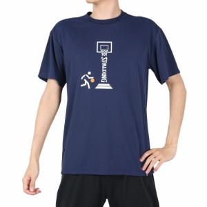 スポルディング(SPALDING)バスケットボールウェア UVカット Tシャツ ピクトグラム SMT23019NV 速乾(Me…