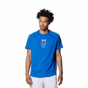 アンダーアーマー(UNDER ARMOUR)バスケットボールウェア テック ロゴ ショートスリーブTシャツ 1384722 4…