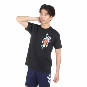 インザペイント(IN THE PAINT)バスケットボールウェア 半袖Tシャツ ITP24363BLK 速乾(Men’s、La…