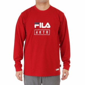 アクター(AKTR)バスケットボールウェア ロンT ×FILA ロゴ ロングスリーブ SPORTS Tシャツ 122-0510…