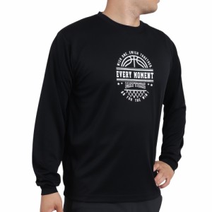 エックスティーエス(XTS)バスケットボールウェア ロンT ドライプラス 長袖Tシャツ 751TS2CD0006 BLK 速乾…
