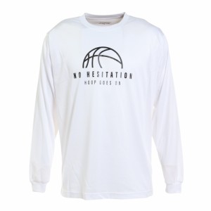 エックスティーエス(XTS)バスケットボールウェア ロンT プリント長袖Tシャツ 751TS2ES0037 WHT 速乾(Me…