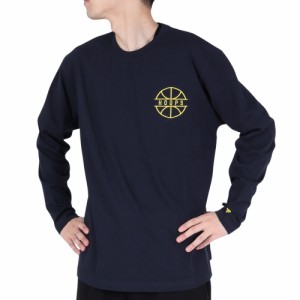 ファナティクス(Fanatics)バスケットボールウェア 長袖Tシャツ OT0323SS0001-NVY(Men’s)