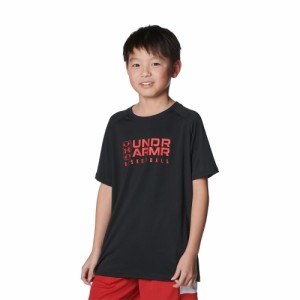 アンダーアーマー(UNDER ARMOUR)バスケットボールウェア ジュニア テック ロゴ ショートスリーブTシャツ 1384…