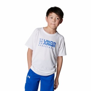 アンダーアーマー(UNDER ARMOUR)バスケットボールウェア ジュニア テック ロゴ ショートスリーブTシャツ 1384…