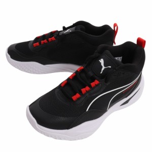 プーマ(PUMA)ジュニア バスケットシューズ プレイメーカー プロ バッシュ 黒 37757313(Jr)