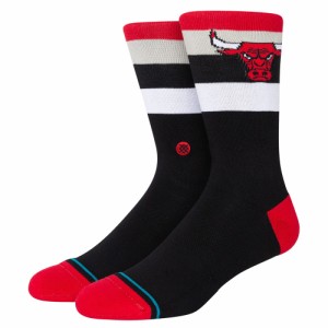 【ポイント10％！ 4/23 21:00〜22:59限定】スタンス(STANCE)バスケットボール ソックス BULLS ST CREW A555C22BUL RED(Men’s)