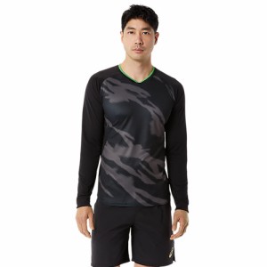 アシックス(ASICS)バレーボールウェア ドライイーグルライン長袖シャツ 2051A314.001(Men’s)