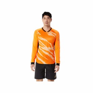 アシックス(ASICS)バレーボールウェア ドライイーグルライン長袖シャツ 2051A314.800(Men’s)