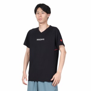 デサント(DESCENTE)バレーボールウェア 半袖バレーボールシャツ DVUXJA50 BK 速乾(Men’s)