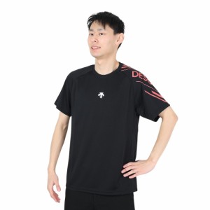 デサント(DESCENTE)バレーボールウェア 半袖プラクティスシャツ XB DX-B2844XB BKPK(Men’s)