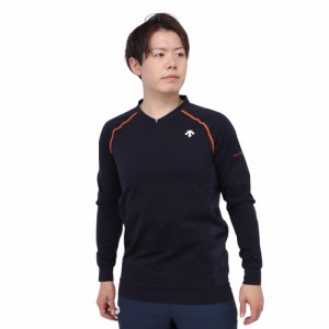 デサント(DESCENTE)バレーボールウェア 長袖ストレッチピステ DVUWJK30 NV(Men’s)