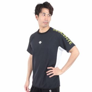 デサント(DESCENTE)バレーボールウェア 半袖バレーボールピステ DVUXJK30 BK(Men’s、Lady’s)