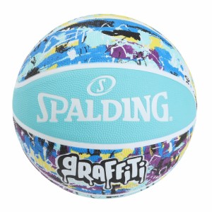 スポルディング(SPALDING)バスケットボール 6号球 グラフィティ ブルー 84-529J(Lady’s)