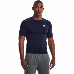 アンダーアーマー(UNDER ARMOUR)ヒートギア(夏向け) ショートスリーブ シャツ 1361518 410 速乾(Me…