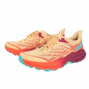 ホカ(HOKA)ランニングシューズ スピードゴート 5 レギュラー オレンジ 1123157-IFLM スニーカー トレイルラ…