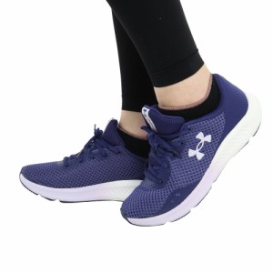 アンダーアーマー(UNDER ARMOUR)ランニングシューズ チャージド パスート3 ネイビー パープル 3024889 5…